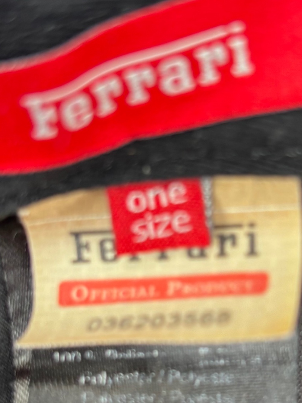 Scuderia Ferrari Black Baseball Cap Hat Adjustable One Size - Picture 8 of 11